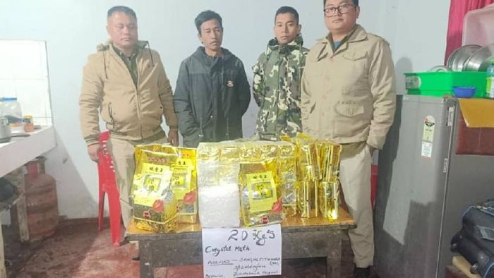 Crystal Methamphetamine worth Rs 60 crore seized in Aizawl, 3 arrested