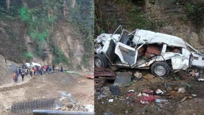 5 killed after a cab fell from a cliff in Champhai District