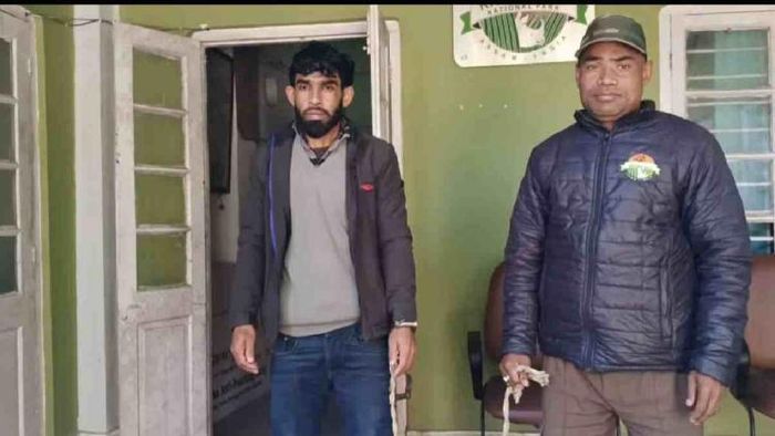 Biswanath police nabs suspected rhino poacher in Sootea
