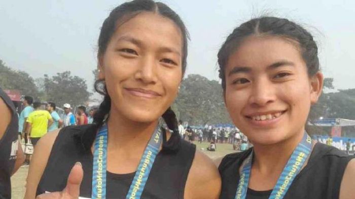 Women runners from Sikkim