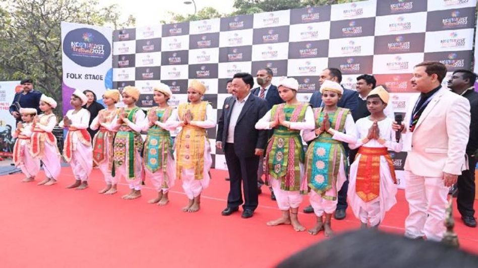 MSME Minister Narayan Rane inaugurates 10th edition of North East festival MSME Minister Narayan Rane inaugurates 10th edition of North East festival