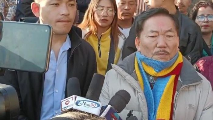 Former Chief Minister and SDF President Pawan Kumar Chamling
