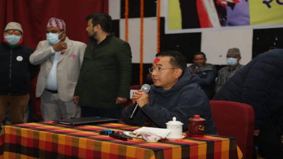 Sikkim CM Prem Singh Tamang hears people’s problems in Chujachen Constituency Sikkim CM Prem Singh Tamang hears people’s problems in Chujachen Constituency