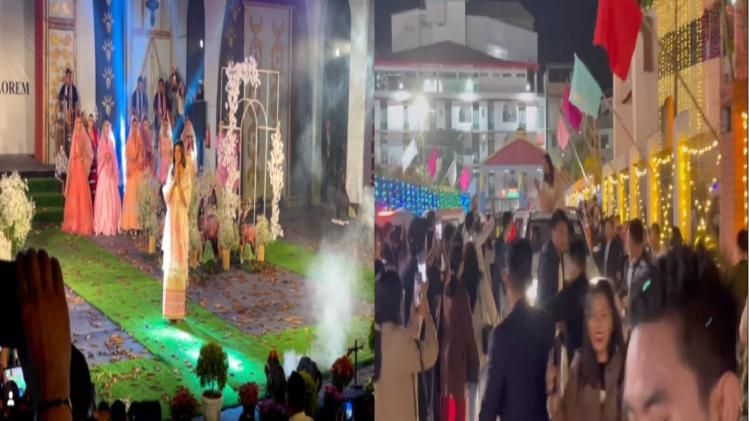 Bollywood diva Sushmita Sen walked the ramp as a showstopper at the Manipur's Sangai Festival