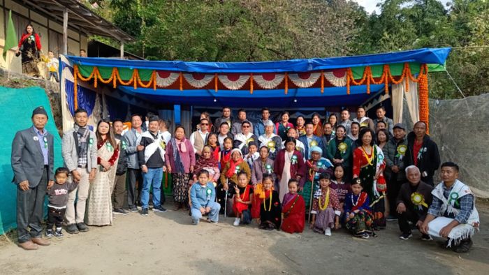 Sikkimese people celebrate Barahimjong festival