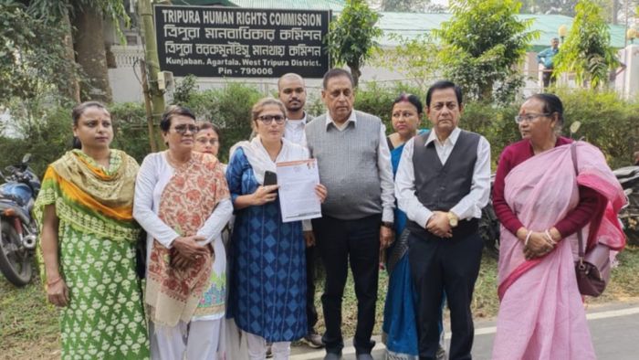 Tripura TMC writes to Human Right Commission