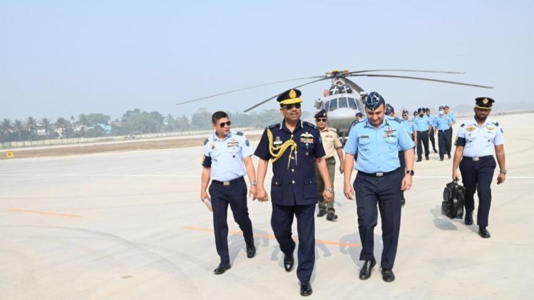 Chief of Bangladesh Air Force visits Barrackpore Air Force Station