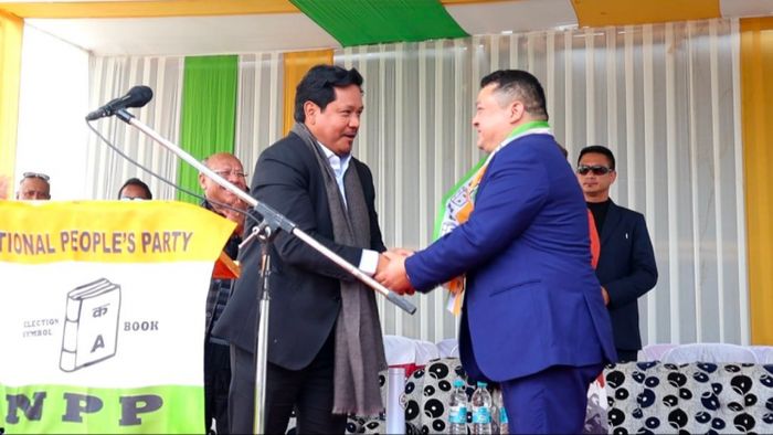 Meghalaya suspended Congress MLA Kimfa Marbaniang joins NPP