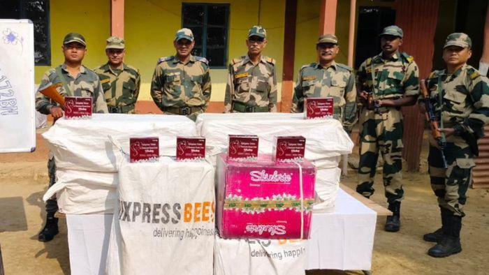 Meghalaya BSF seizes cosmetic items worth Rs 8.5 lakhs