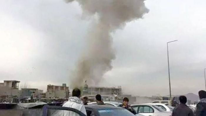 Blast outside Kabul's military airport