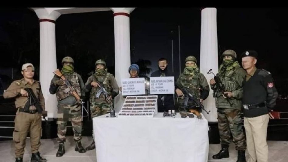 Arunachal : Assam Rifles apprehends two NSCN-K (YA) militants in Changlang district Arunachal : Assam Rifles apprehends two NSCN-K (YA) militants in Changlang district