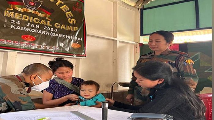 Medical camp organised by Assam Rifles