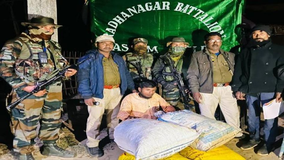 Assam Rifles seizes Marijuana worth Rs 19 lakh in Karimganj district, one held  Assam Rifles seizes Marijuana worth Rs 19 lakh in Karimganj district, one held