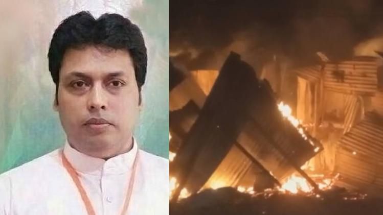 Former Chief Minister of Tripura Biplab Kumar Deb's ancestral house comes under attack