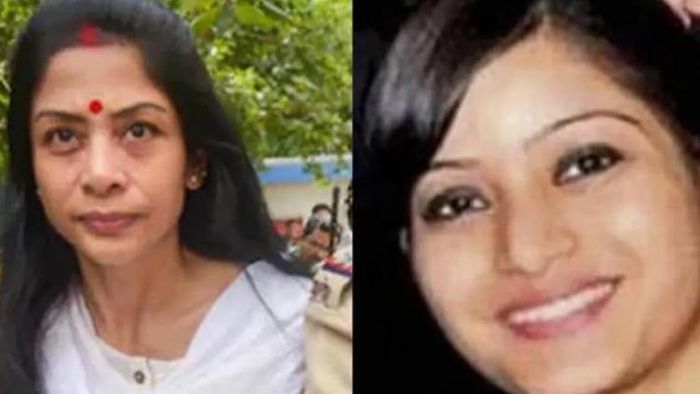 Indrani Mukerjea (L), Sheena Bora (R)