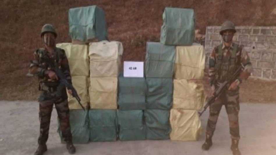 Mizoram: Drugs worth Rs 7.39 crore seized by Assam Rifles, seven held Mizoram: Drugs worth Rs 7.39 crore seized by Assam Rifles, seven held
