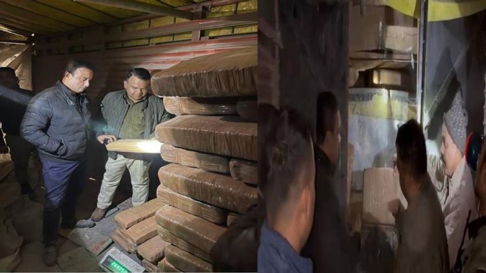 Assam: Police seize 320kg Cannabis; one person from Tripura held Assam: Police seize 320kg Cannabis; one person from Tripura held