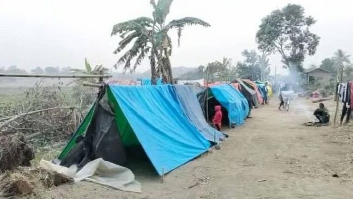 Encroachers return back on the evicted land of Nagaon, Assam