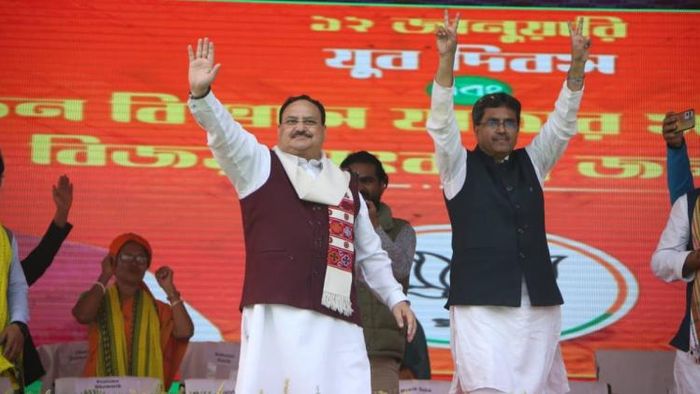 BJP National President JP Nadda in Tripura