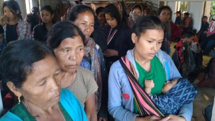 Kuki Chin refugees in Mizoram (File photo)