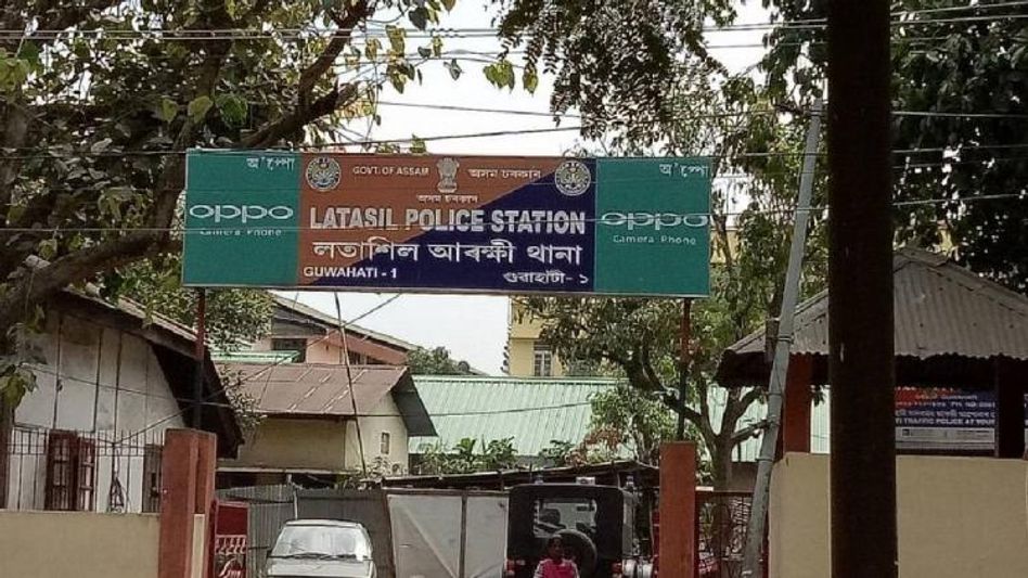 Assam : Latasil Police Station Officer in Charge injured in road mishap in Guwahati Assam : Latasil Police Station Officer in Charge injured in road mishap in Guwahati