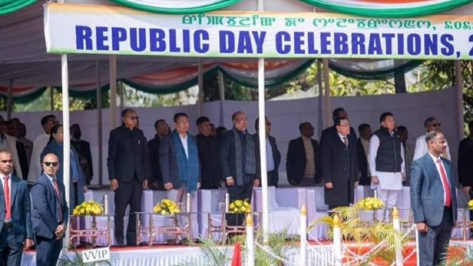 Manipur celebrates 74th Republic Day; two from state gets Padma Shri Manipur celebrates 74th Republic Day; two from state gets Padma Shri