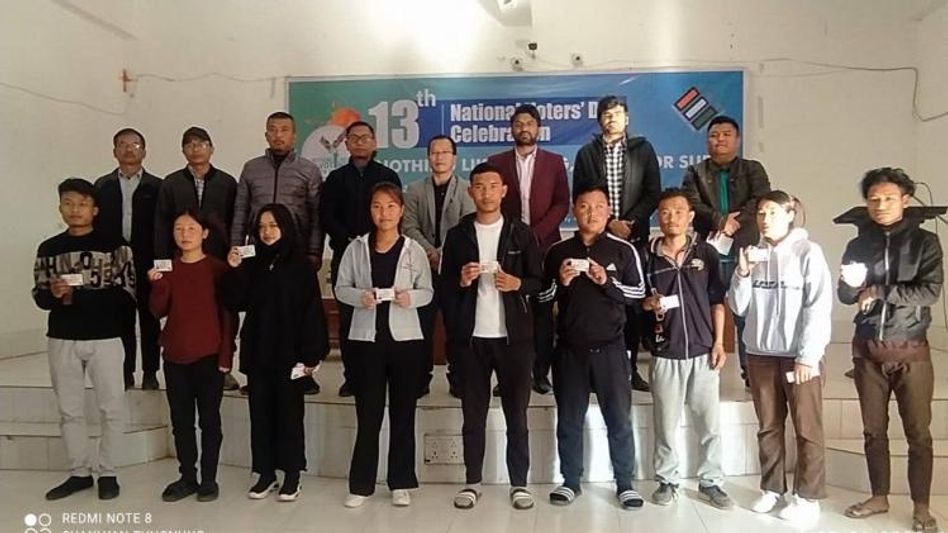 Manipur celebrates National Voters' Day, 2023; Churachandpur SP receives National Award Manipur celebrates National Voters' Day, 2023; Churachandpur SP receives National Award