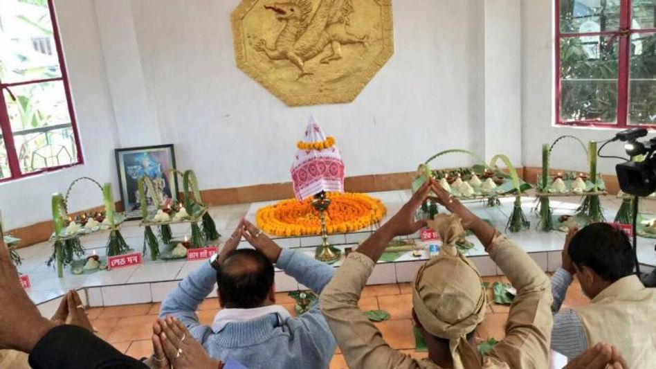 Assam CM Himanta Biswa Sarma greets people on the occasion of Me-Dam-Me-Phi Assam CM Himanta Biswa Sarma greets people on the occasion of Me-Dam-Me-Phi