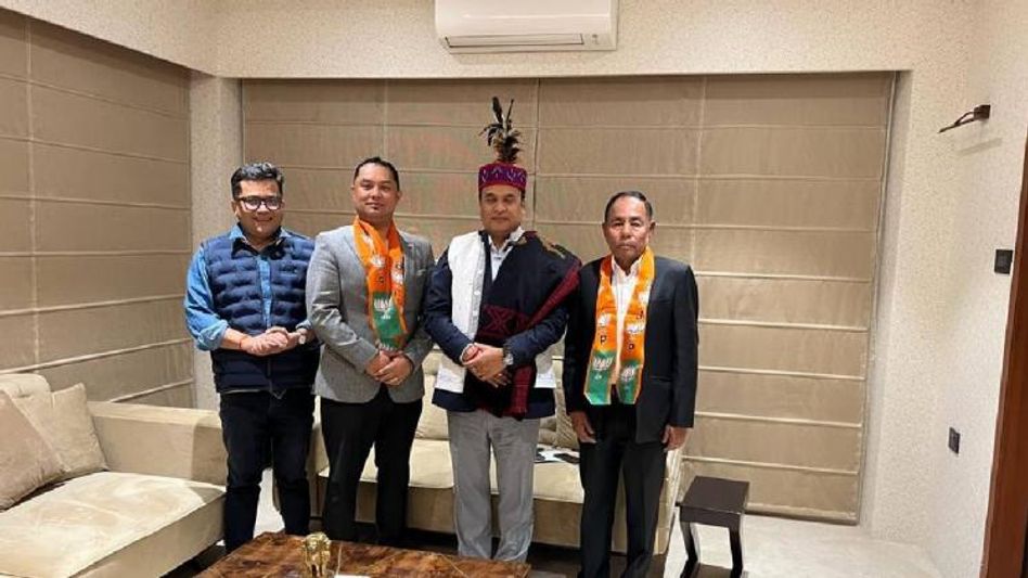 Meghalaya: Two opposition MLAs of Garo Hills join BJP; set to contest in North Tura Meghalaya: Two opposition MLAs of Garo Hills join BJP; set to contest in North Tura