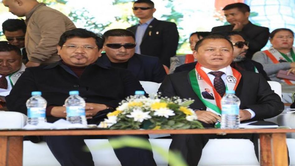 Meghalaya: Former People Democratic Party's MLA Hamletson Dohling joins National People's Party Meghalaya: Former People Democratic Party's MLA Hamletson Dohling joins National People's Party