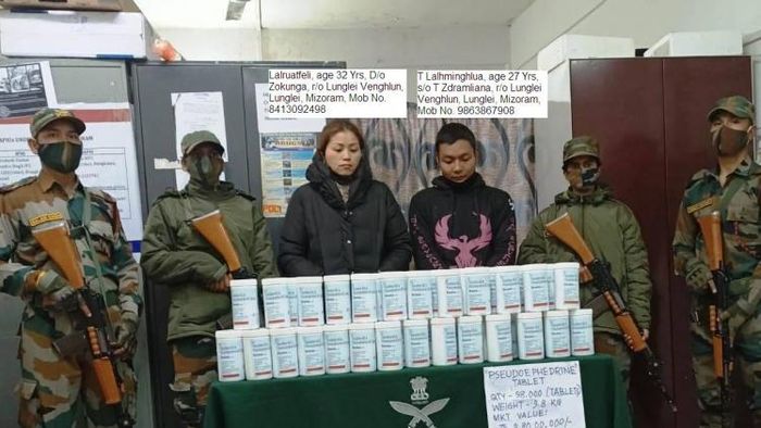 Drugs worth over Rs 12 crore seized in two separate incidents in Mizoram