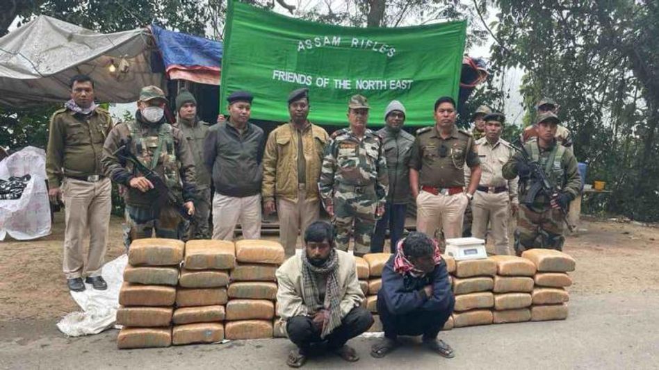 Tripura: Assam Rifles seized marijuana worth Rs 90 Lakhs in Dhalai district Tripura: Assam Rifles seized marijuana worth Rs 90 Lakhs in Dhalai district