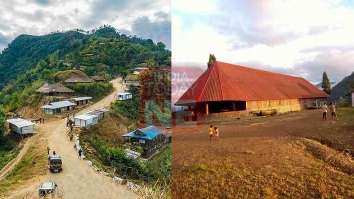 Longwa village where people enjoy dual citizenship of India and Myanmar