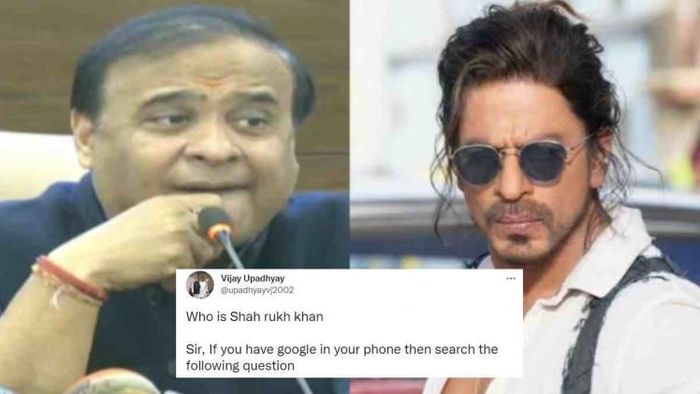 Twitter users school Assam CM over his statement “Who is Shah Rukh Khan”