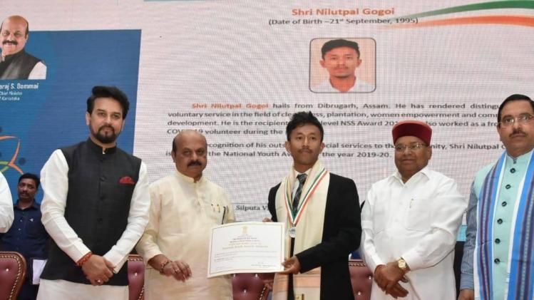 Dibrugarh boy Nilotpal Gogoi wins National Youth Award