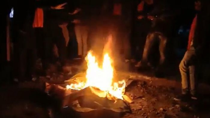 Assam: Bajrang Dal members tears down ‘Pathaan’ posters in Guwahati; Chants ‘Jai Shri Ram’