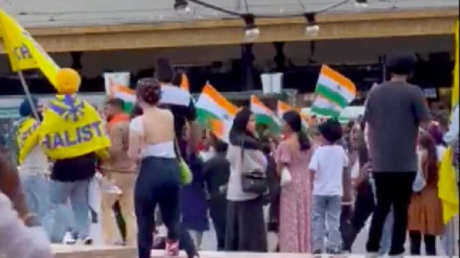 Khalistani supports clash with Indians in Australia, two held Khalistani supports clash with Indians in Australia, two held