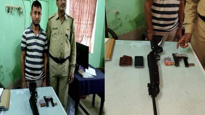 Tripura police arrest one with arms and ammunition ahead of Union Home Minister Amit Shah's visit to the state