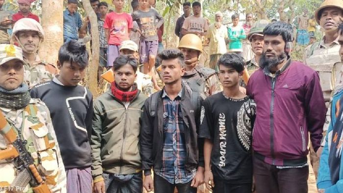 Six rohingyas held in poll bound Tripura