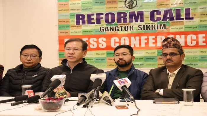 Ganesh Rai during a press conference