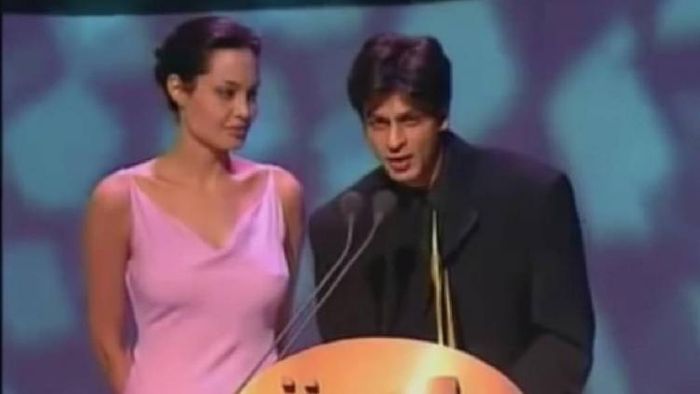 Angelina Jolie and Shah Rukh Khan