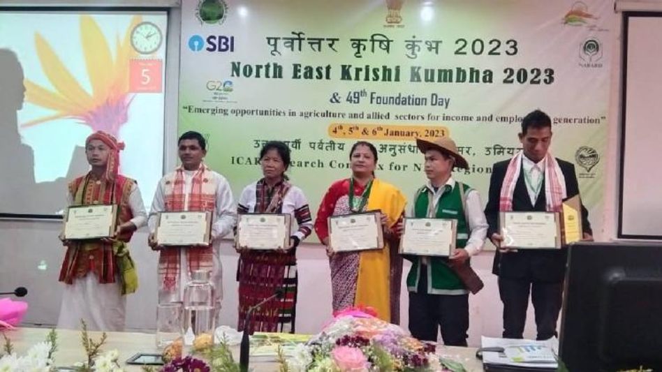 Sikkim: Tika Khanal from Assam Lingzey conferred with “Best Innovative Farmer Award” in North East Krishi Kumbha 2023 Sikkim: Tika Khanal from Assam Lingzey conferred with “Best Innovative Farmer Award” in North East Krishi Kumbha 2023