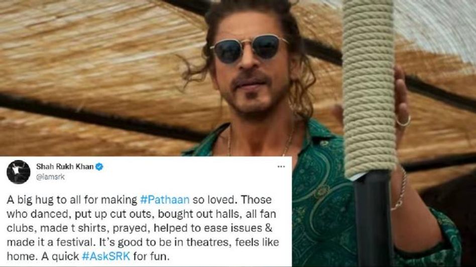 Shah Rukh Khan expresses gratitude to his fans for showering love for his movie 'Pathaan' Shah Rukh Khan expresses gratitude to his fans for showering love for his movie 'Pathaan'