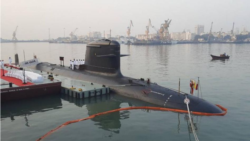 India Navy commissions its fifth Kalvari Class submarine Vagir under Project 75 India Navy commissions its fifth Kalvari Class submarine Vagir under Project 75