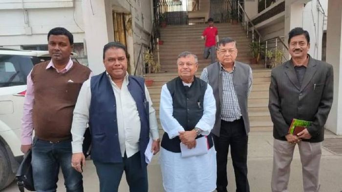 Tripura BJP meets Chief Electoral Officer, demands to find culprits who put ink on posters of PM Modi