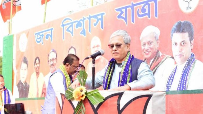 Tripura DyCM Jishnu Dev Varma takes jibe at CPIM ,says the party destroyed the state during their regime