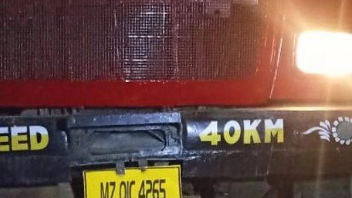 The tanker where illegal Burmese arecanut were hidden