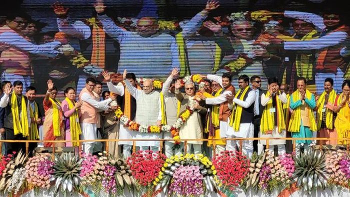 Amit Shah in Tripura