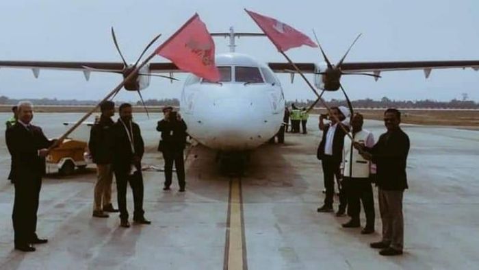 Inaugural Flybig flight from Itanagar to Guwahati