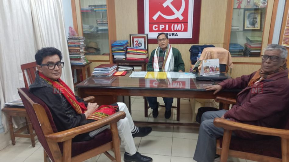 Tripura: AICC leader holds meeting with CPI(M) for alliance ahead of assembly election Tripura: AICC leader holds meeting with CPI(M) for alliance ahead of assembly election